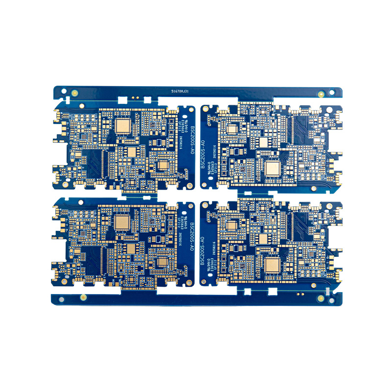 PCB mạ vàng xanh hai mặt